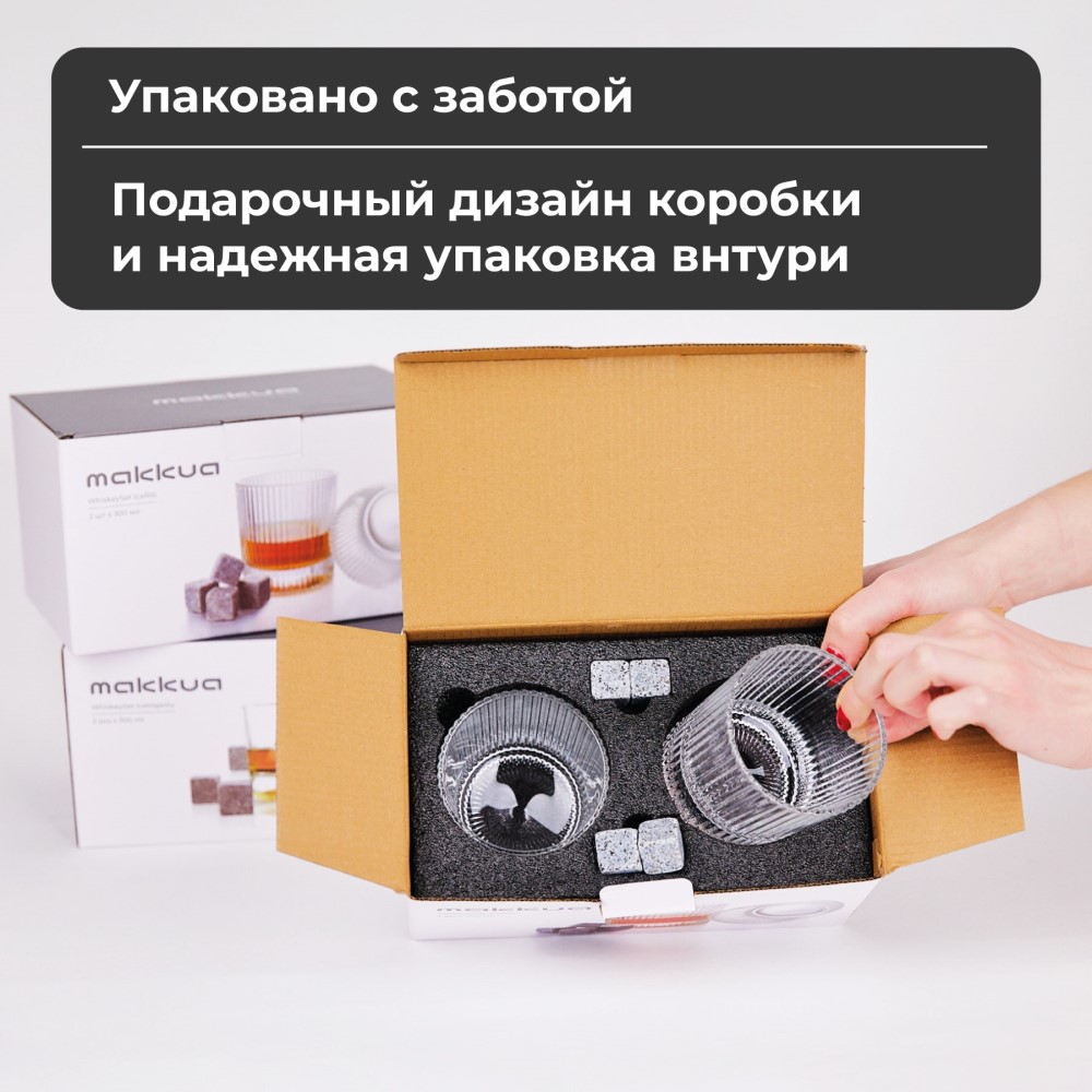 Makkua WSI02 WhiskeySet IceWhisper Подарочный дизайн коробки