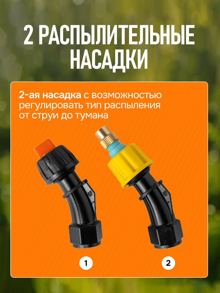 Аккумуляторный опрыскиватель GPT STORM GUN 3 2 распылительные насадки