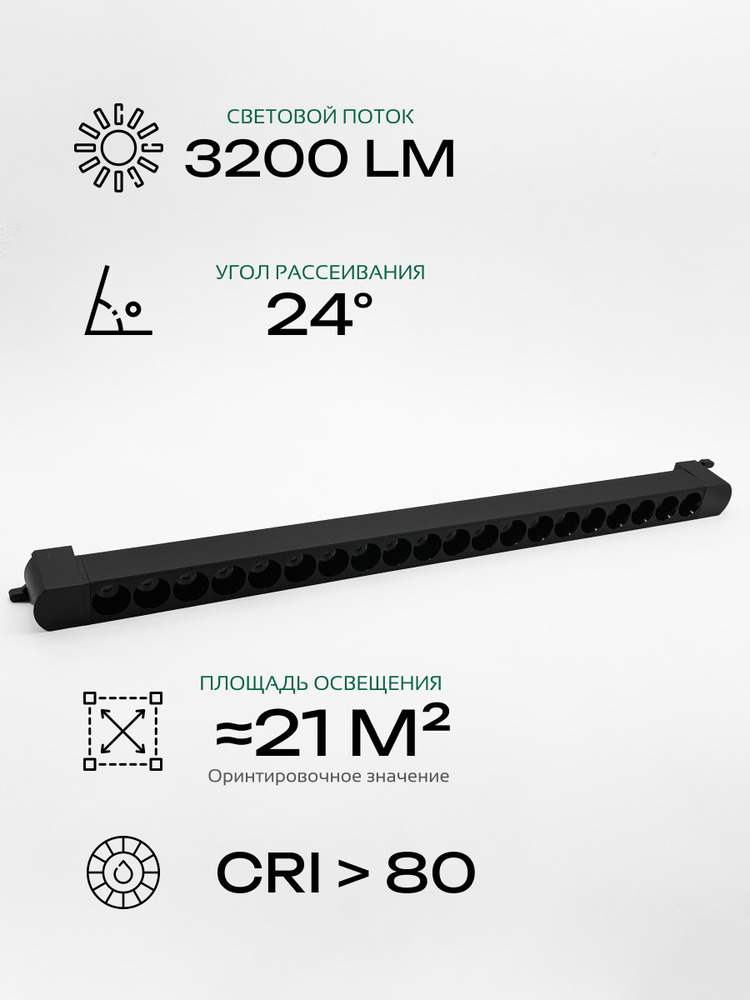 угол рассеивания 24