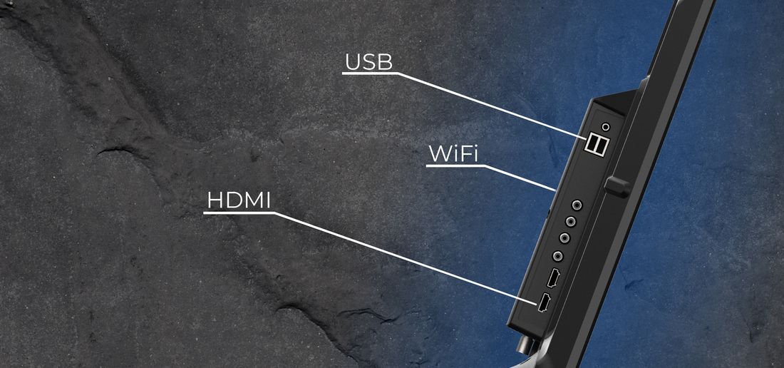 Телевизор FOX 32AOS450E типы разъемов