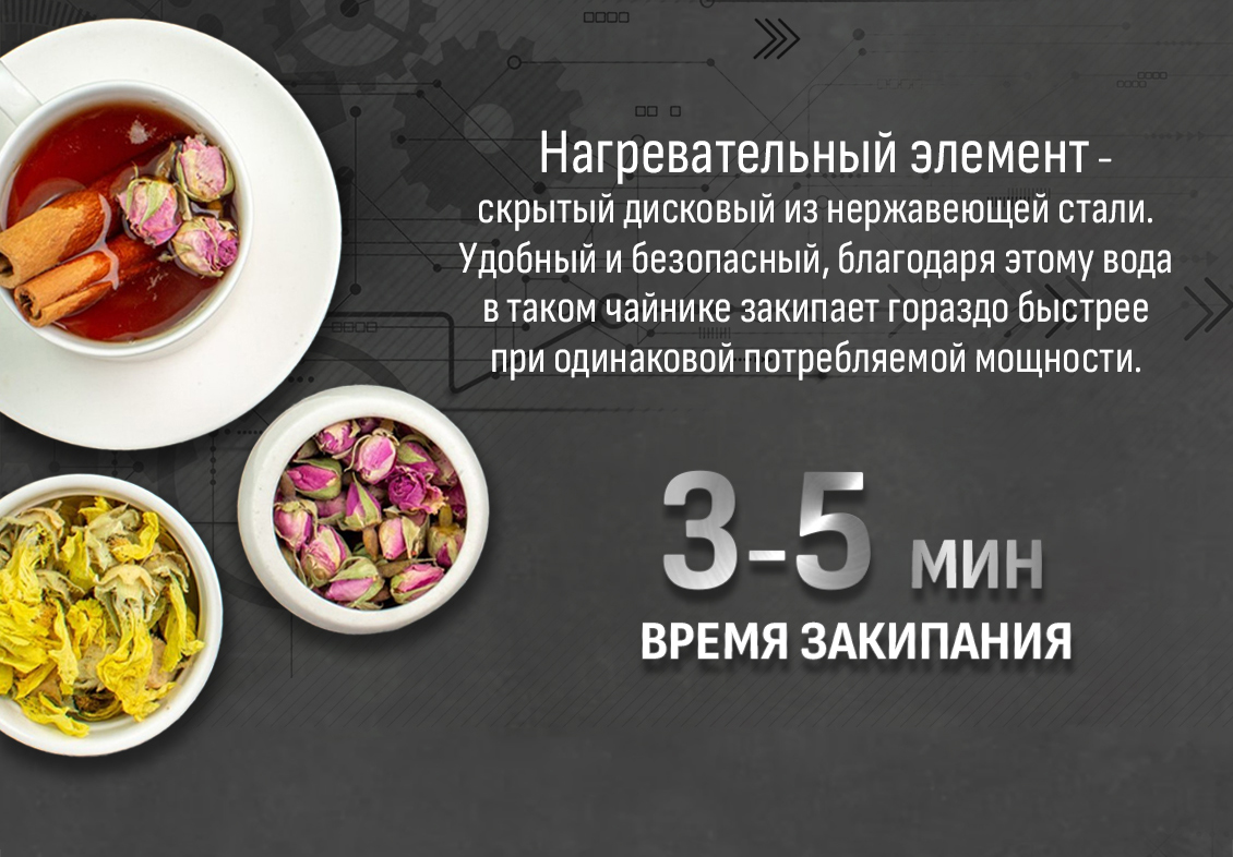 Aresa AR-3472 Скрытый дисковый нагревательный элемент