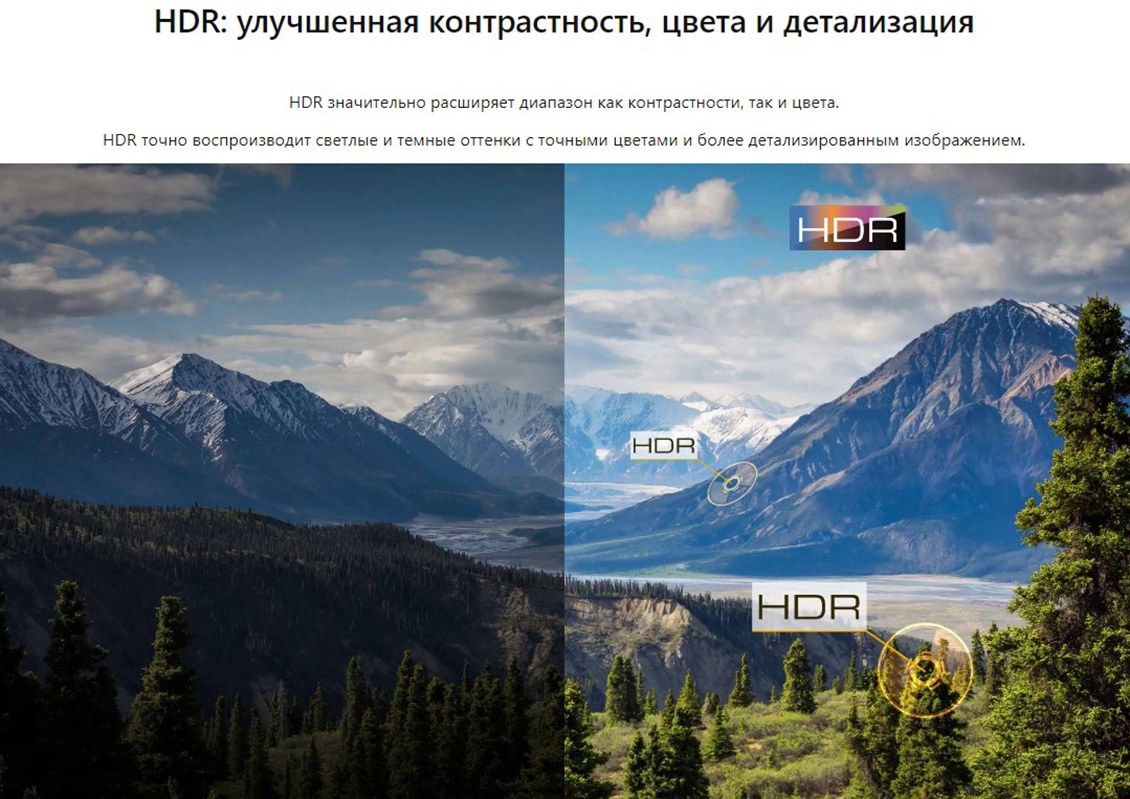 Телевизор TCL 40FHD7900 HDR; улучшенная констрастность