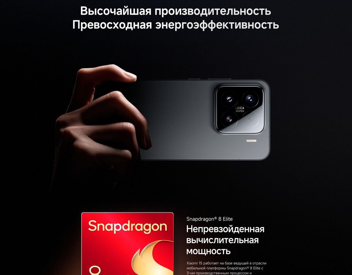 Смартфон Xiaomi 15 12GB/512GB высочайшая производительность