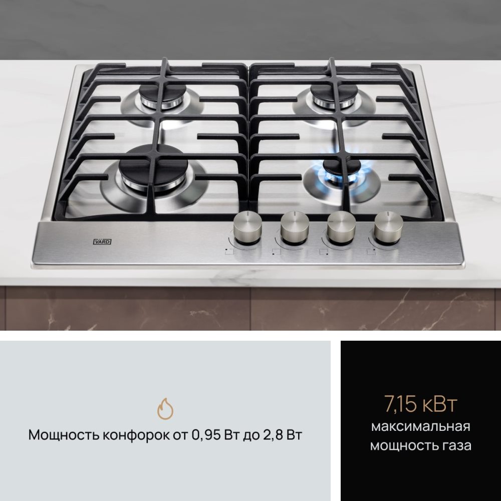 VARD VHG6424X Мощность 7,15 кВт