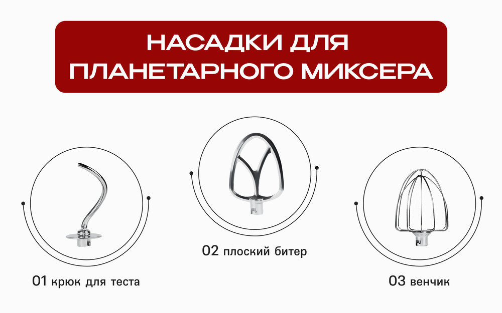 R112-900 насадки для миксера