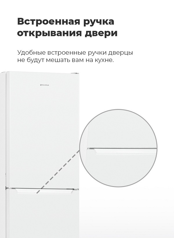 Встроенная ручка открывания двери