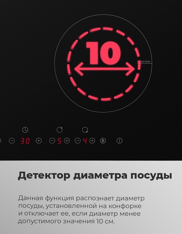 MAUNFELD EVI.594 Детектор диаметра посуды