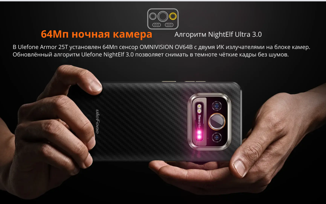 64Мп ночная камера