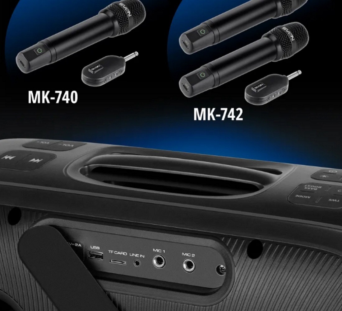 Совместима с микрофонами