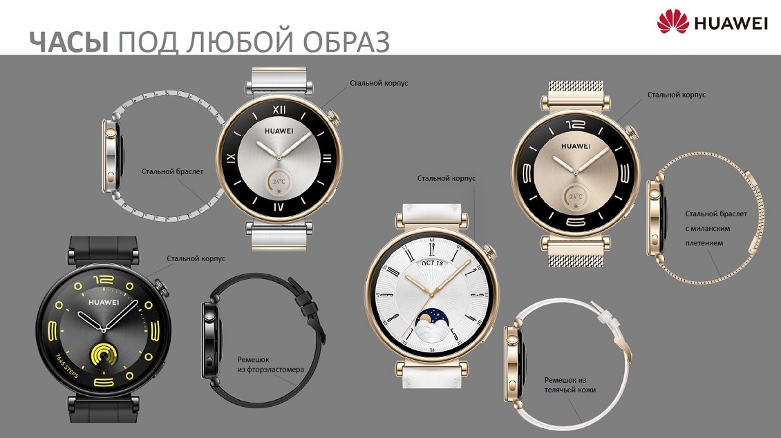 HUAWEI Watch GT 4 Часы под любой образ 41 мм