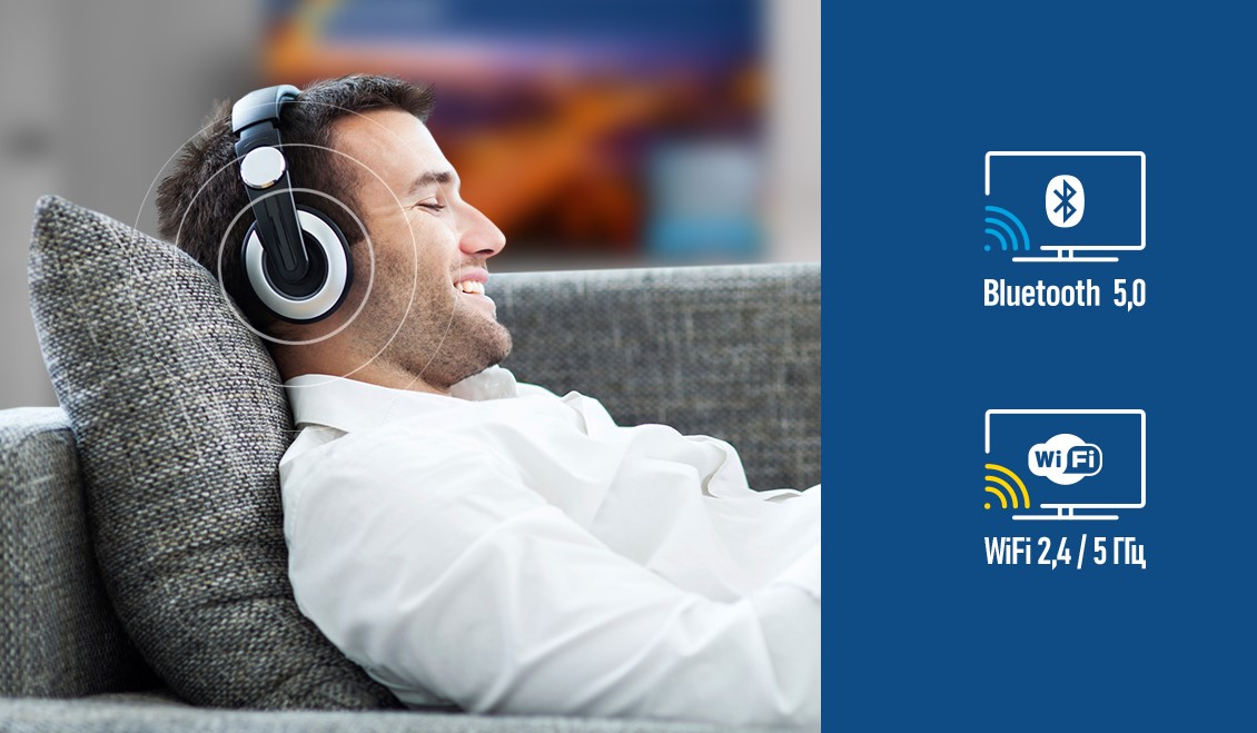 Беспроводные интерфейсы Wi-Fi и Bluetooth WiFi 2,4/5 ГГц Подключиться к домашней беспроводной сети интернет, что может быть проще