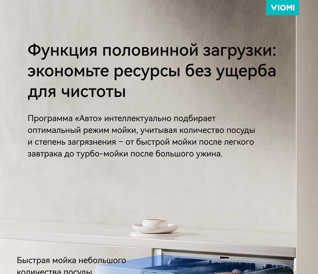 Viomi VBDW161 Половинная загрузка
