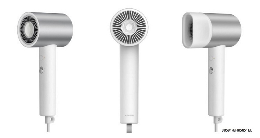 Фен Xiaomi Water Ionic Hair Dryer H500 Глубоко увлажняет волосы, придавая им блеск, гладкость и насыщенность