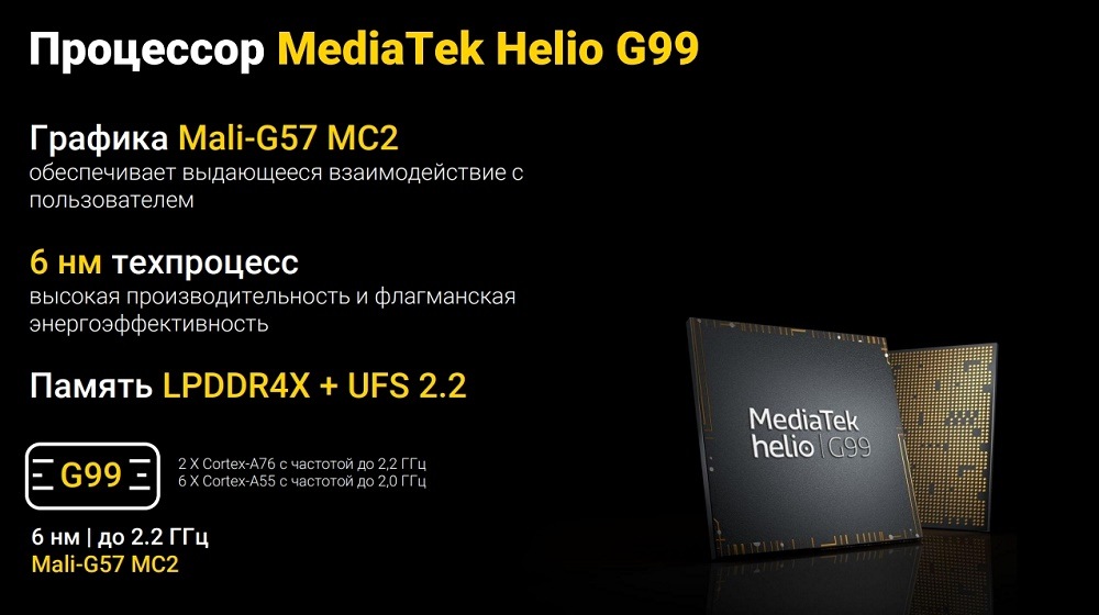 POCO M5 Процессор MediaTek Helio G99
