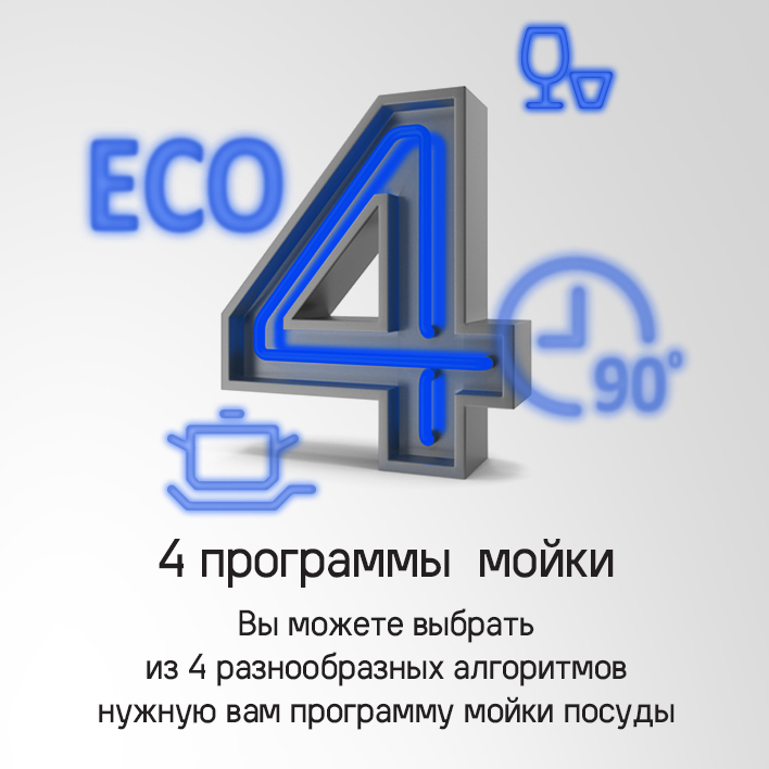 MAUNFELD MLP-08S Light Beam 4 программы мойки