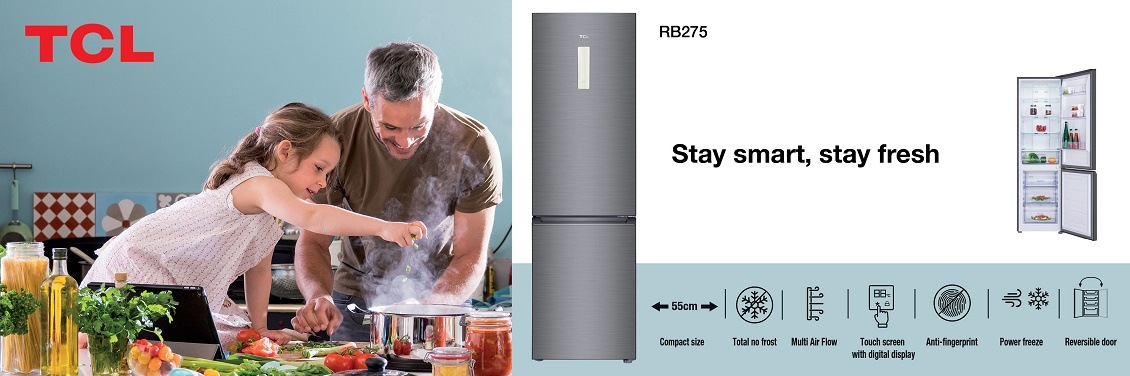 TCL RB275GM1110LV Сохраняйте свои продукты свежими долго даже на небольшой кухне.