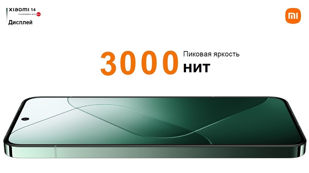 Xiaomi 14 12GB/512GB Black EU Дисплей