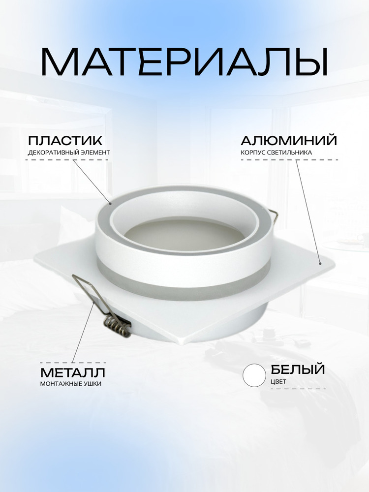 Точечный светильник TruEnergy 21248  материалы