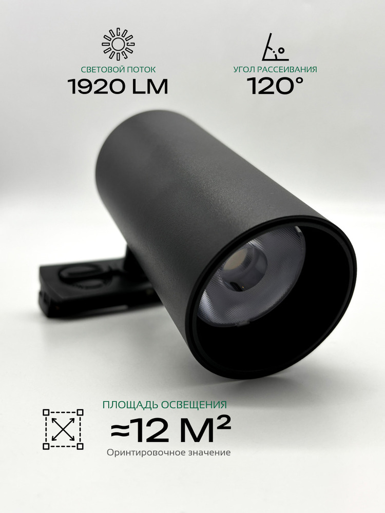 угол рассеивания 120