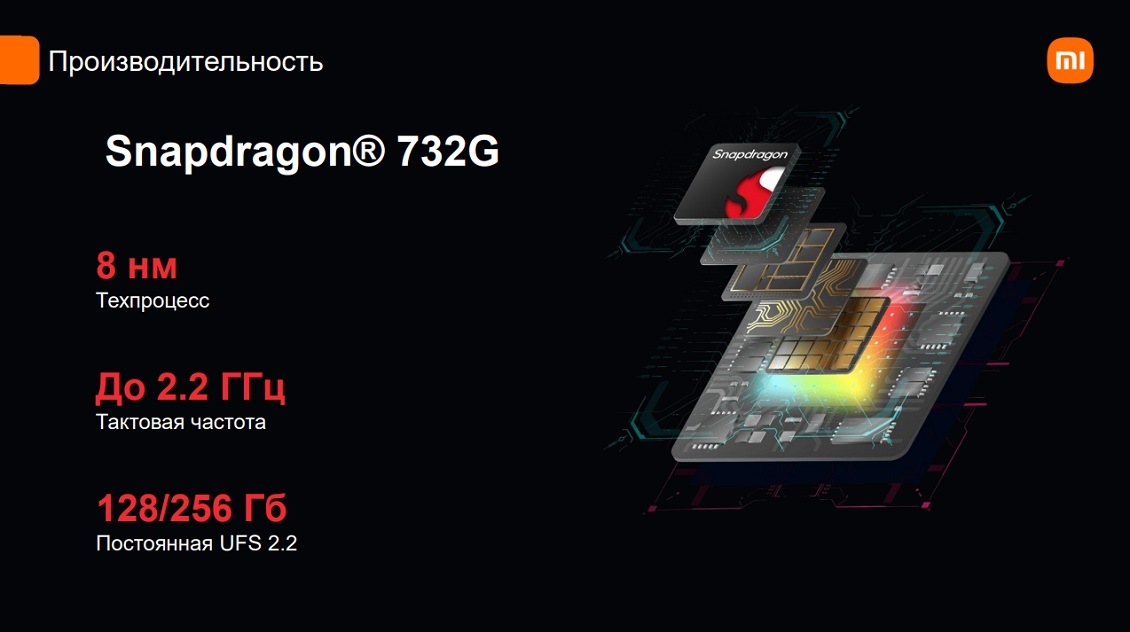 Xiaomi Redmi Note 12 Pro 4G Производительный процессор Snapdragon 732G