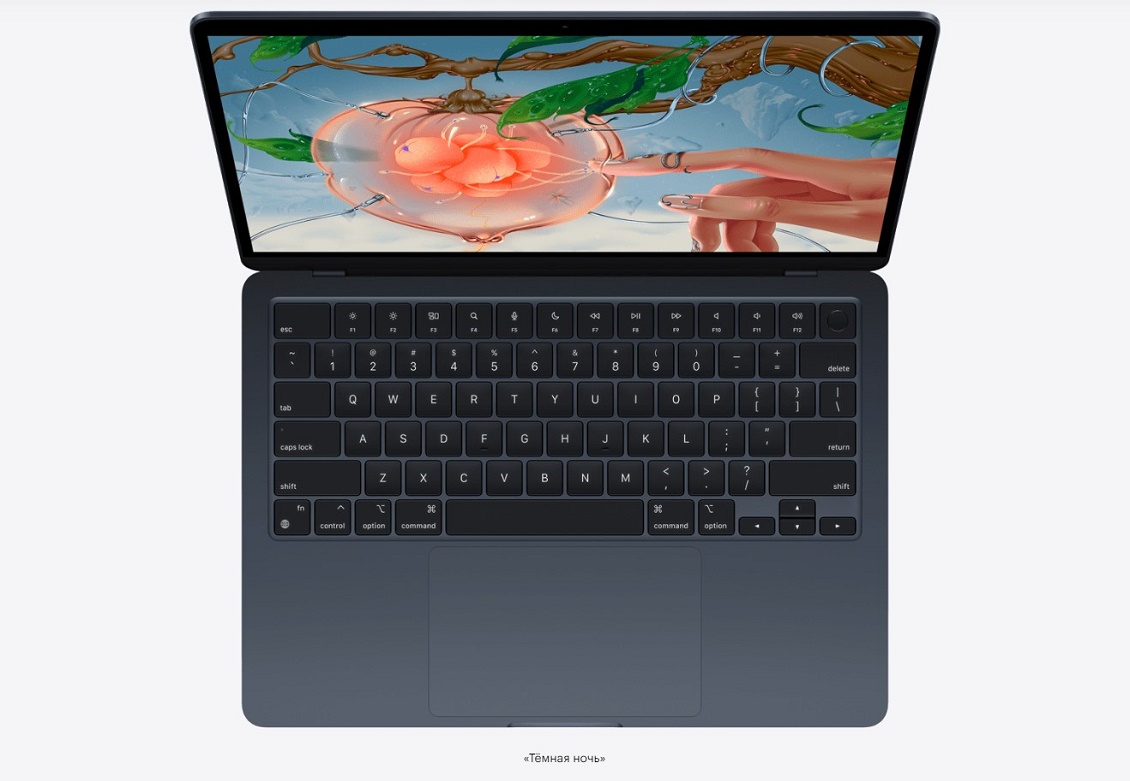 Apple MacBook Air (M2, 2023) Цвет "темная ночь"