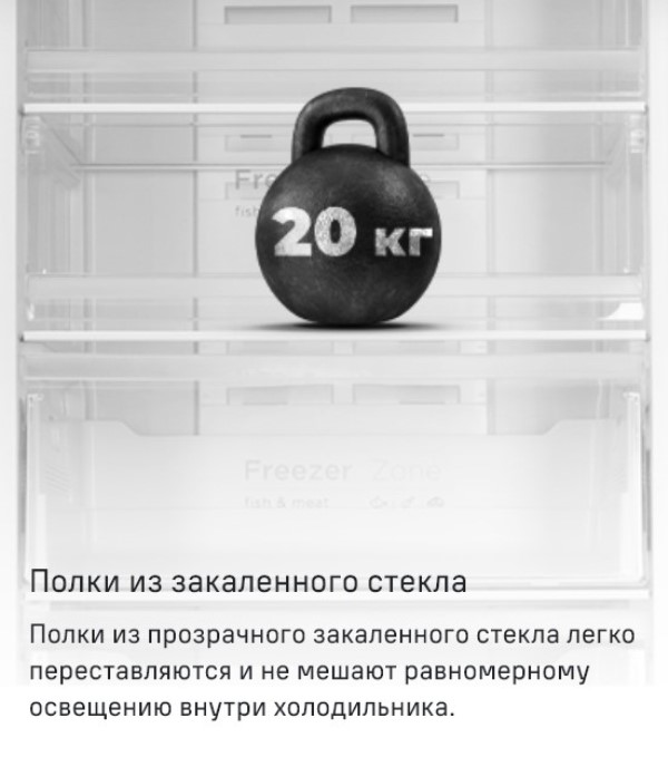 Полки из закаленного стекла