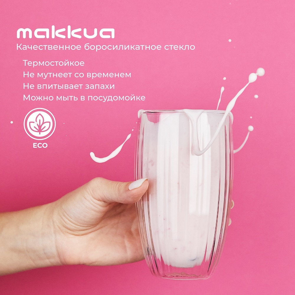 Makkua 1GC440 Glass Cozyday 1 Качественное боросиликатное стекло