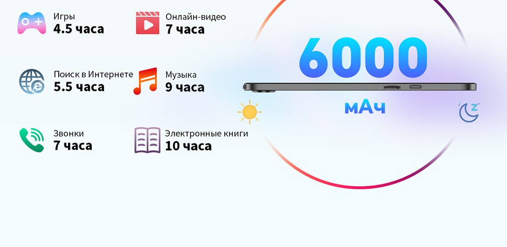 Teclast P30T Электронные книги 10 часов