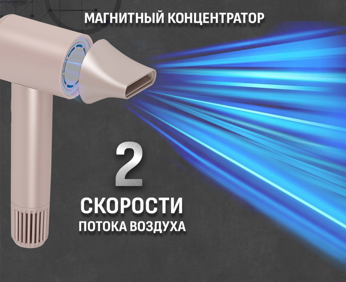 Фен Aresa AR-3234 магнитный концентратор