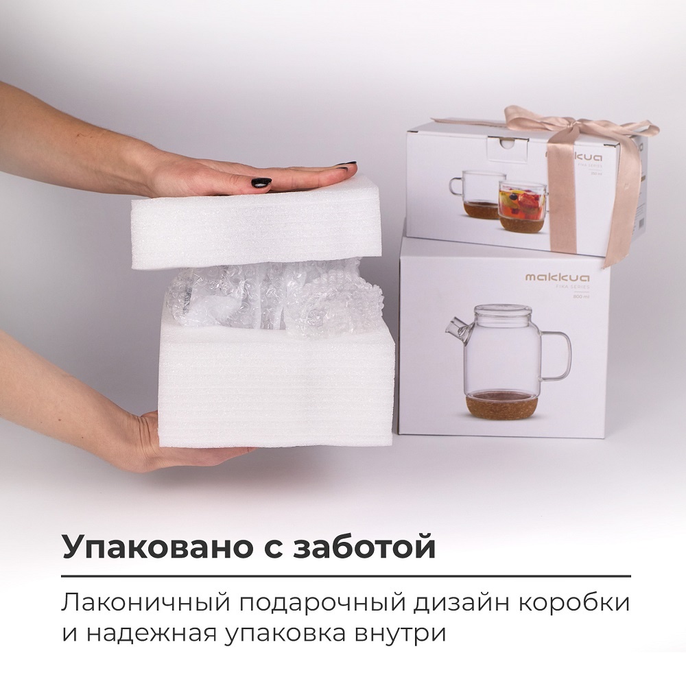 Makkua Teapot Fika TF800 Упаковано с заботой