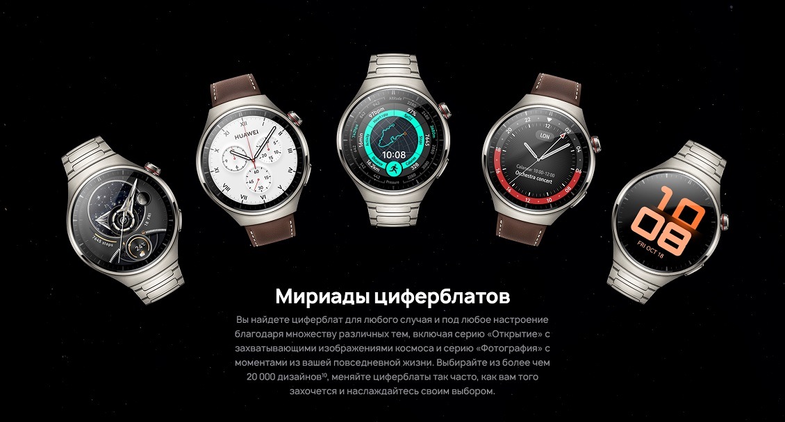 HUAWEI Watch 4 Pro Циферблаты