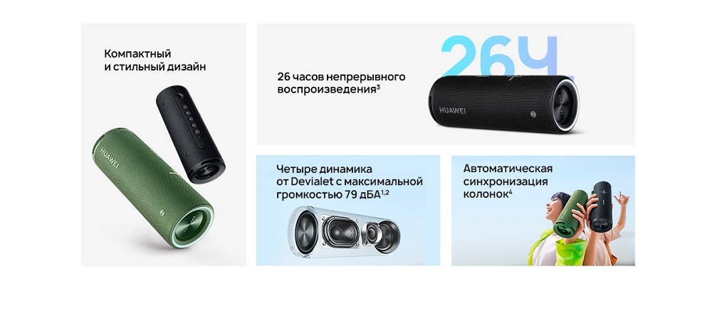 HUAWEI Sound Joy Ключевые преимущества