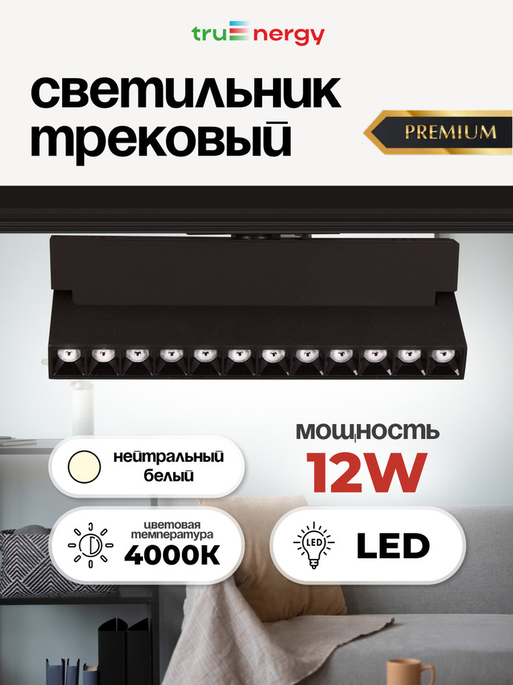 Светильник светодиодный трековый TRUENERGY 24033 основная