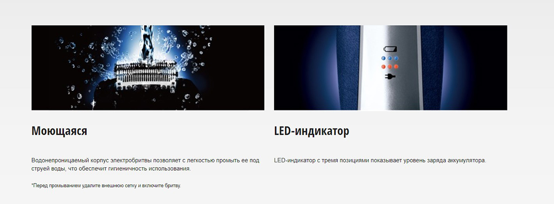 PANASONIC ES-RT37-S520 Индикатор