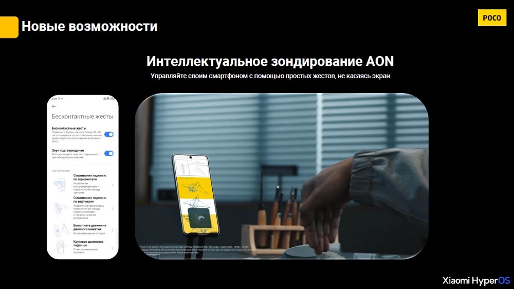 Смартфон POCO F6 Новые возможности