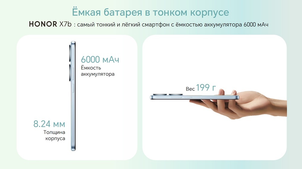 Емкая батарея в тонком корпусе