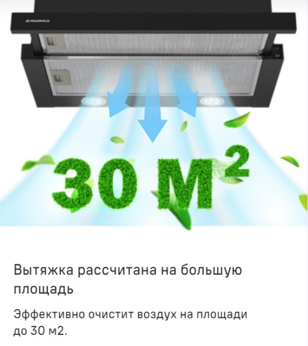 MAUNFELD VS Fast Glass 60 Площадь до 30 м2