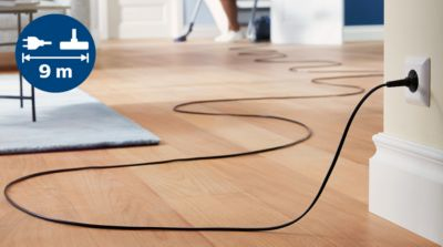 Пылесос PHILIPS XD3000/01 Кабель питания 9 м