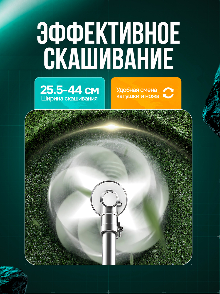 Триммер бензиновый GPT NBC-541 PRO эффективное скашивание