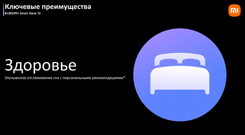 Смарт-часы Xiaomi Smart Band 10 здоровье