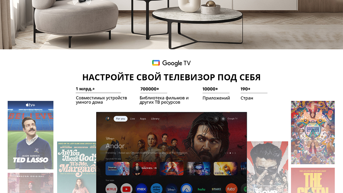 Skyworth Q66G Настройте свой телевизор