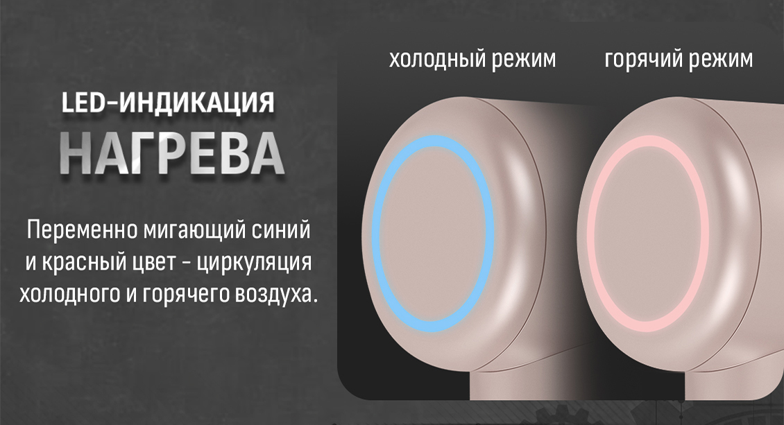 Фен Aresa AR-3234 лед индикация