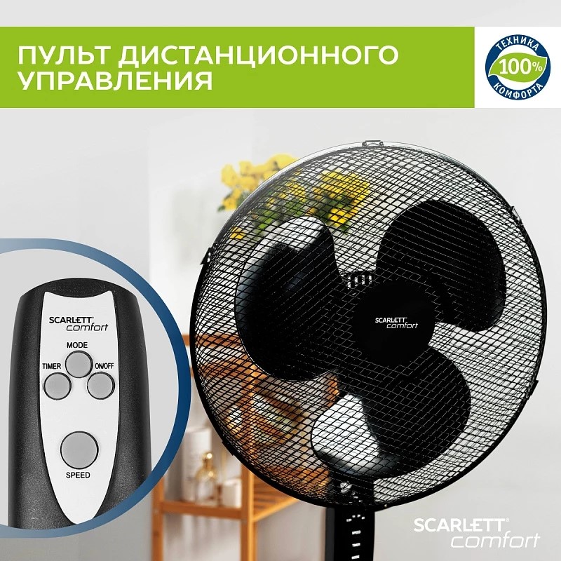 Вентилятор Scarlett SC-SF111RC09 Пульт