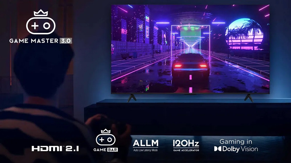 TCL серия QLED780  Game Master 3.0
