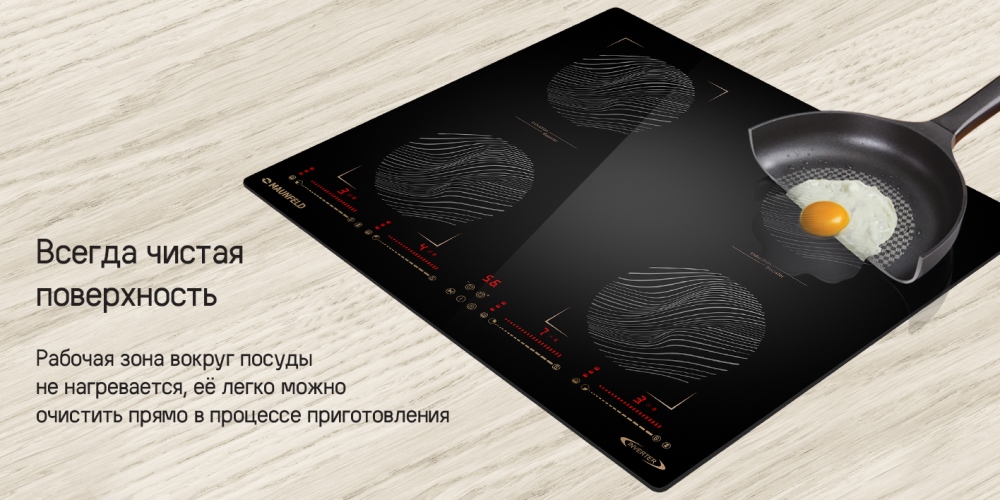 MAUNFELD CVI594SB2 Чистая поверхность