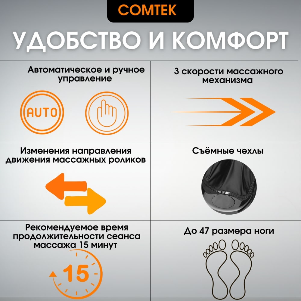 Comtek WH-6002 3 скорости