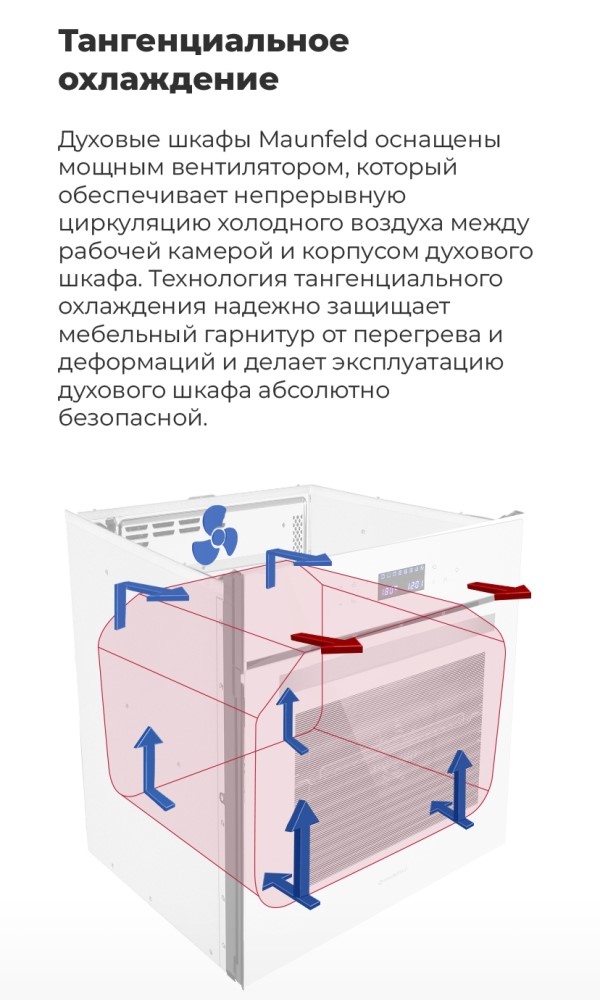 MAUNFELD EOEC.566TW Тангенциальное охлаждение