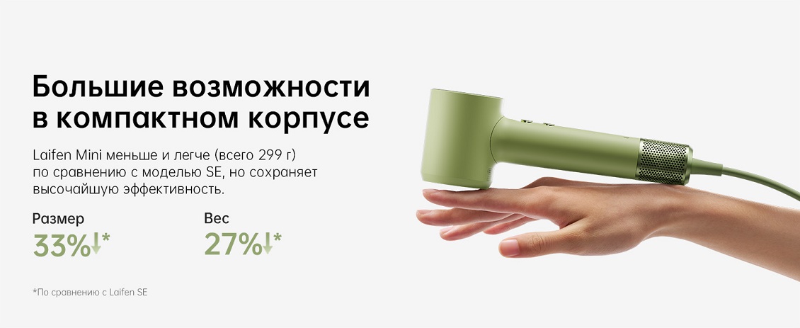 Laifen Mini (зеленый) Большие возможности в компактном корпусе