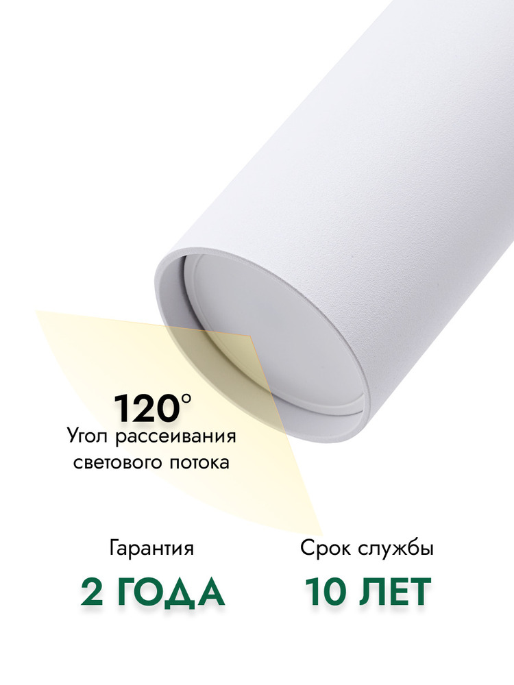 угол рассеивания 120