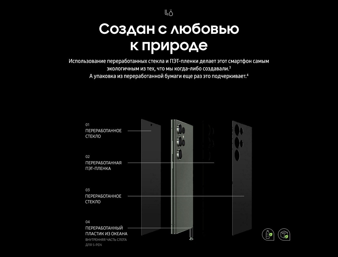 Samsung Galaxy S23 Ultra Создан с любовью к природе